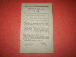 Bulletin Des Lois: Napoléon Nomme Régente L'impératrice Eugénie Car Il Part En Guerre Contre La Prusse. Etat De Siège Mo - Decrees & Laws