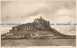 R050079 St. Michaels Mount From The Sea South. Photochrom - World