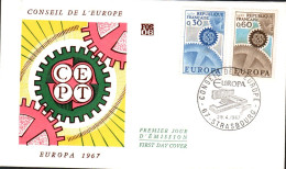 FDC  1967 EUROPA - 1960-1969