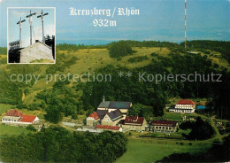 73109109 Kreuzberg Rhoen Fliegeraufnahme Franziskanerkloster  Kreuzberg Rhoen - Altri & Non Classificati