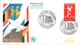 FDC  1958 EUROPA - 1950-1959