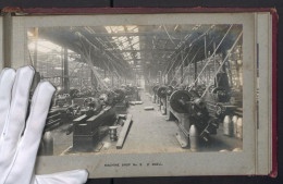 Fotoalbum M. 10 Fotografien, Ponders End Shell Works Middlesex, London-Enfield, Munitionsfabrik, David Lloyd George 19  - Albums & Verzamelingen