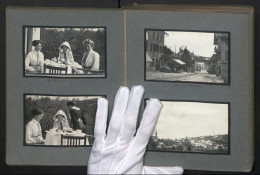 Fotoalbum Mit 48 Fotografien, Ansicht Chexbres, Grand Hotel, Marktszene, Chateau De Chillon, Genfersee  - Alben & Sammlungen