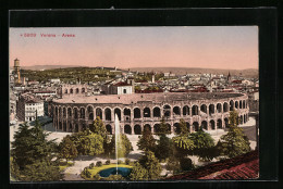 AK Verona, Arena Mit Fontänenbrunnen  - Sonstige & Ohne Zuordnung