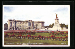 AK London, Buckingham Palace & Queen Victoria Memorial  - Sonstige & Ohne Zuordnung