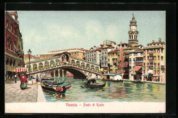 AK Venezia, Ponte Die Rialto  - Autres & Non Classés