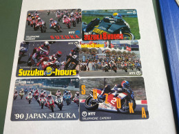 - 3 - Japan 6 Different Suzuka Motorbikes - Japon