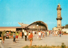 73107396 Rostock-Warnemuende Konsum-Gaststaette Teepott Leuchtturm Rostock-Warne - Rostock