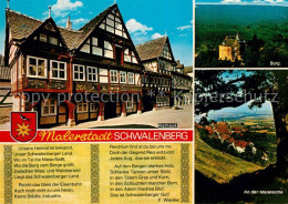 73107392 Schwalenberg Rathaus Burg  Schwalenberg - Autres & Non Classés