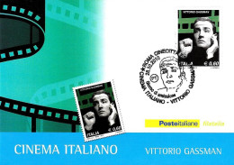 [MD9695] CPM - CINEMA ITALIANO - VITTORIO GASSMAN - CON ANNULLO 2010 - PERFETTA - Non Viaggiata - Actors