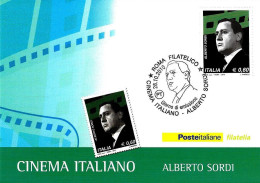 [MD9696] CPM - CINEMA ITALIANO - ALBERTO SORDI - CON ANNULLO 2010 - PERFETTA - Non Viaggiata - Schauspieler