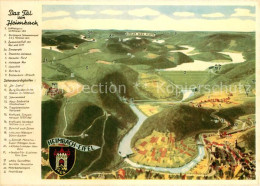 73107185 Heimbach Eifel Panoramakarte Heimbach Eifel - Andere & Zonder Classificatie