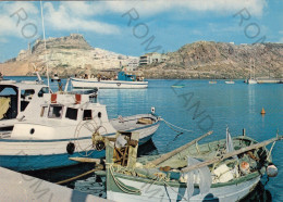 CARTOLINA  C12 CASTELSARDO,SASSARI,SARDEGNA-IL PORTO-SPIAGGIA,MARE,LUNGOMARE,VACANZA,BELLA ITALIA,VIAGGIATA 1984 - Sassari