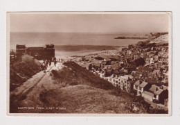 ENGLAND - Hastings From East Hill Used Vintage Postcard - Hastings