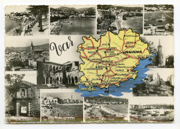 VAR - Carte Multi-vues Géographique Et Touristique - Carte Geografiche