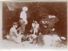 Photographie Photo Vintage Snapshot Plage épuisette Pêche Mode - Anonyme Personen