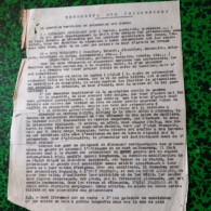 Doc Vêtements Des Prisonniers   De Guerre En  1941/1942 - Decretos & Leyes