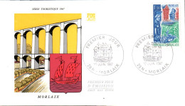 FDC 1967 MORLAIX - 1960-1969