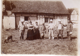 Photographie Photo Vintage Snapshot Paysan Ferme Rural Colonial - Persone Anonimi