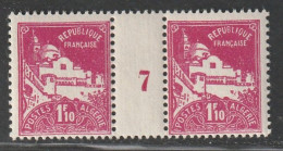 ALGERIE - MILLESIMES - N°82 * (1927) 1f10 Rose-lilas - Unused Stamps