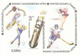 BULGARIA Block 216,unused - Wintersport (Sonstige)