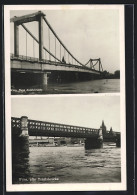 AK Wien, Neue Reichsbrücke, Alte Reichsbrücke  - Other & Unclassified
