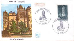 FDC 1967 RODEZ - 1960-1969