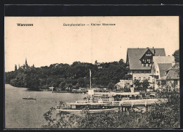 AK Berlin-Wannsee, Dampferstation Kleiner Wannsee  - Wannsee