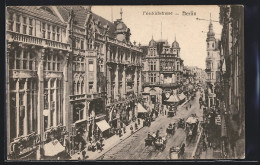 AK Berlin, Blick In Die Friedrichstrasse, Passage, Pferdefuhrwerke  - Mitte