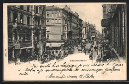 AK Berlin, Friedrichstrasse Ecke Jägerstrasse Mit Kaiser Hotel, Pferdekutsche  - Mitte