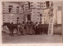 Photographie Photo Vintage Snapshot Attelage Charrette Carriole Mode - Anonymous Persons