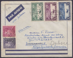 Luxembourg - RR! Env. Par Avion Affr. PA1+PA3/4 Càpt CLERVAUX /26.8.1937 Via SABENA Réaffr. Belgique 429+431 Càd BRUXELL - Storia Postale