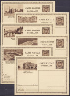 Lot De 24 EP CP 40c Sépia Albert 1e (type N°341) Vues Touristiques (2e Série) - Neufs - Cartes Postales 1909-1934