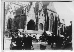 Photographie Photo Vintage Snapshot Bretagne Marché à Situer - Lieux