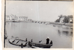 Photographie Photo Vintage Snapshot Bretagne Port à Situer - Orte