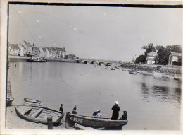 Photographie Photo Vintage Snapshot Bretagne Port à Situer - Lugares