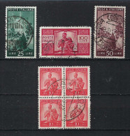 ITALIE Ca. 1946: Lot D' Obl. - 1946-60: Usados