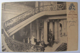 BELGIQUE - BRUXELLES - Palais De S.A.R. Le Comte De Flandre - L'Escalier D'Honneur - 1903 - Monumenten, Gebouwen