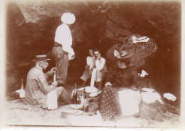 Photographie Photo Vintage Snapshot Bretagne Pic Nic Groupe Repas - Otros & Sin Clasificación