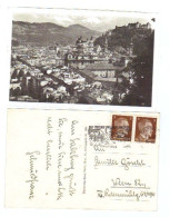 Österreich, 1943, AK Von Salzburg, Frankiert Mit 2x3Pfg.u. Zusatz-Werbestempel (11612W) - Salzburg Stadt