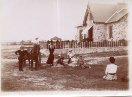 Photographie Photo Vintage Snapshot Groupe Bretagne Mode - Places