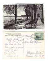 Deutschland, 1955, AK "Gaststätte Blumerhof Am Tegele See", Frankiert (11614W) - Hotels & Restaurants