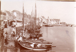 Photographie Photo Vintage Snapshot Bretagne Port à Situer - Plaatsen