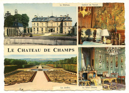 Château De Champs-sur-Marne - Cabinet De Travail - Les Jardins - Le Salon Chinois - Autres & Non Classés