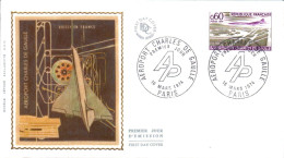 FDC 1974 AEROPORT CHARLES DE GAULLE - 1970-1979