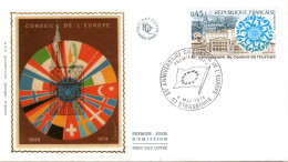 FDC 1974 25 ANS CONSEIL DE L'EUROPE - 1970-1979