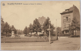 CPA CARTE POSTALE BELGIQUE BRUXELLES-ANDERLECHT MONUMENT ET AVENUE H. LIMBOURG 1923 - Anderlecht