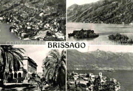 12830456 Brissago TI Fliegeraufnahme Panorama Isola Brissago - Other & Unclassified