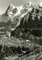 12827086 Muerren BE Panorama Blick Zu Eiger Und Moench Berner Alpen Muerren - Otros & Sin Clasificación