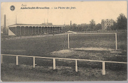 CPA CARTE POSTALE BELGIQUE BRUXELLES-ANDERLECHT LA PLAINE DE JEUX 1928 - Anderlecht